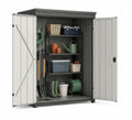 Metallschrank aus verzinktem Stahl Grau 172 cm x 95 cm x 63 cm